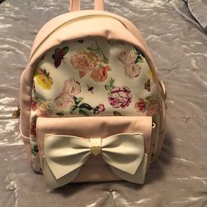 Betsey Johnson small backpack purse